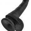 King Cock 6 Inch with Balls - Black