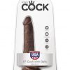 King Cock 6 Inch with Balls - Brown