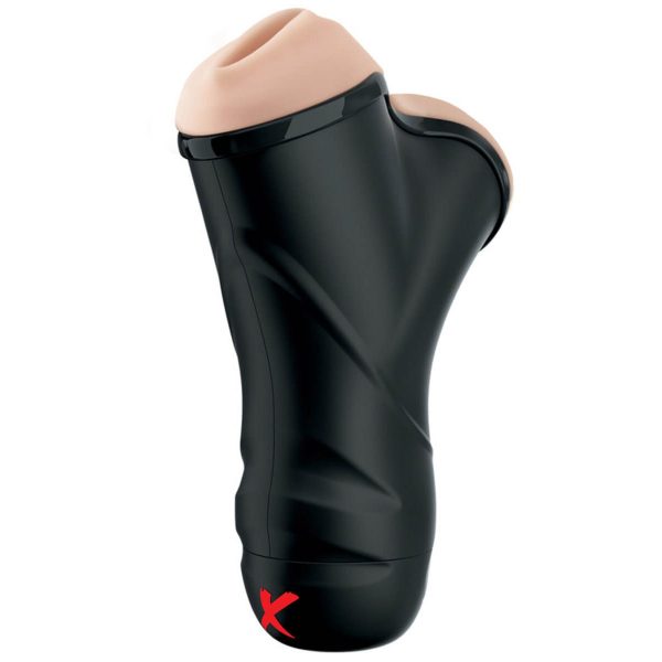 PDX Elite Double Penetration Vibrating Stroker