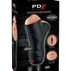 PDX Elite Double Penetration Vibrating Stroker